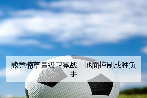 熊竞楠草量级卫冕战：地面控制成胜负手
